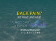 BACK-PAIN Solutions from First Health PT